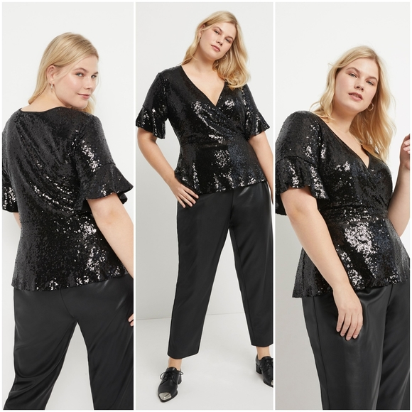 sequin top size 20
